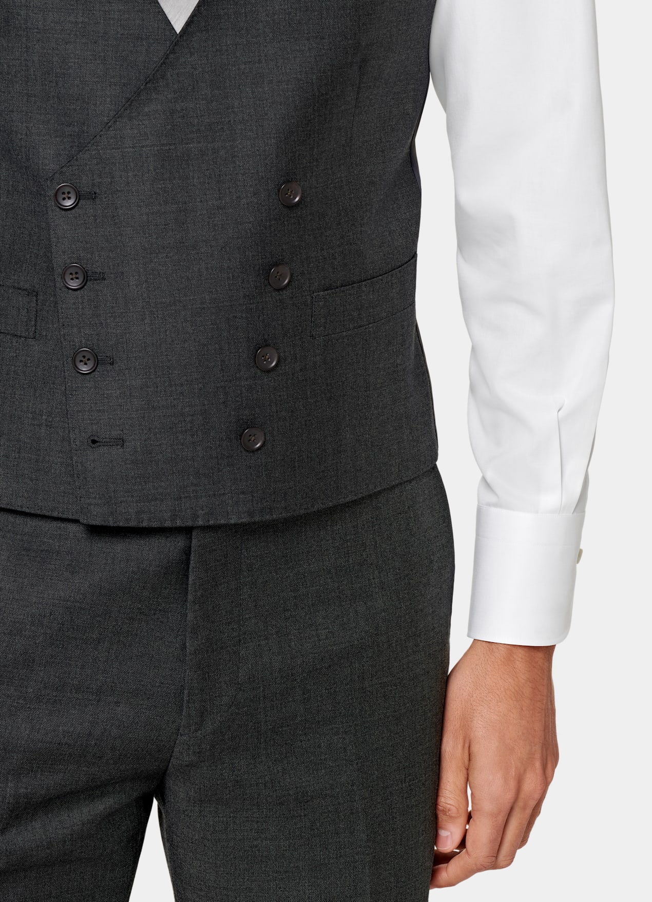Gilet de costume gris foncé