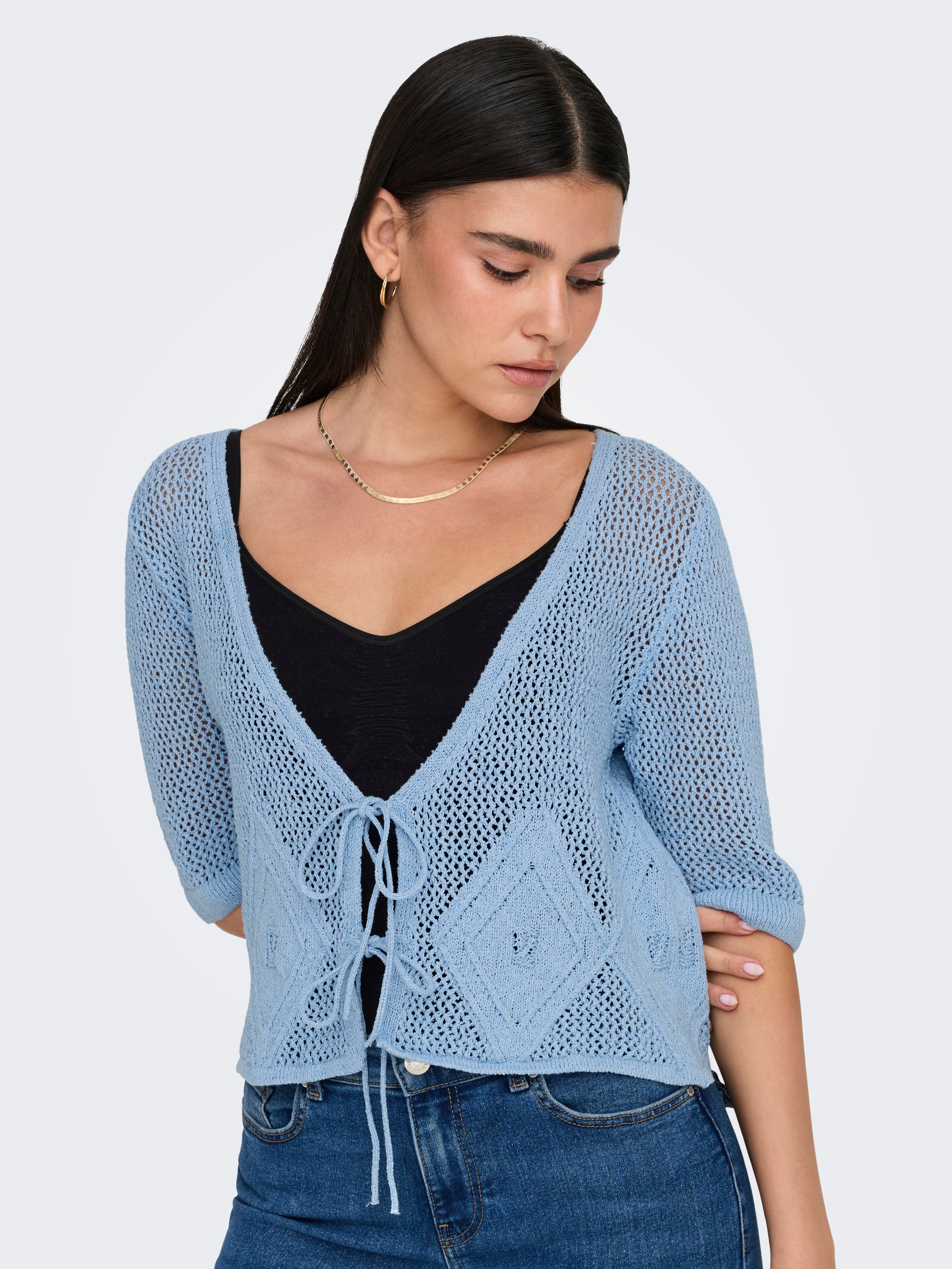JDYSUSANNAH Strickjacke Cerulean