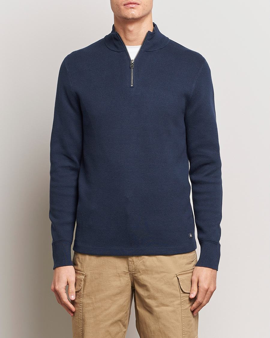 Dockers Half Zip Sweater Navy Blazer