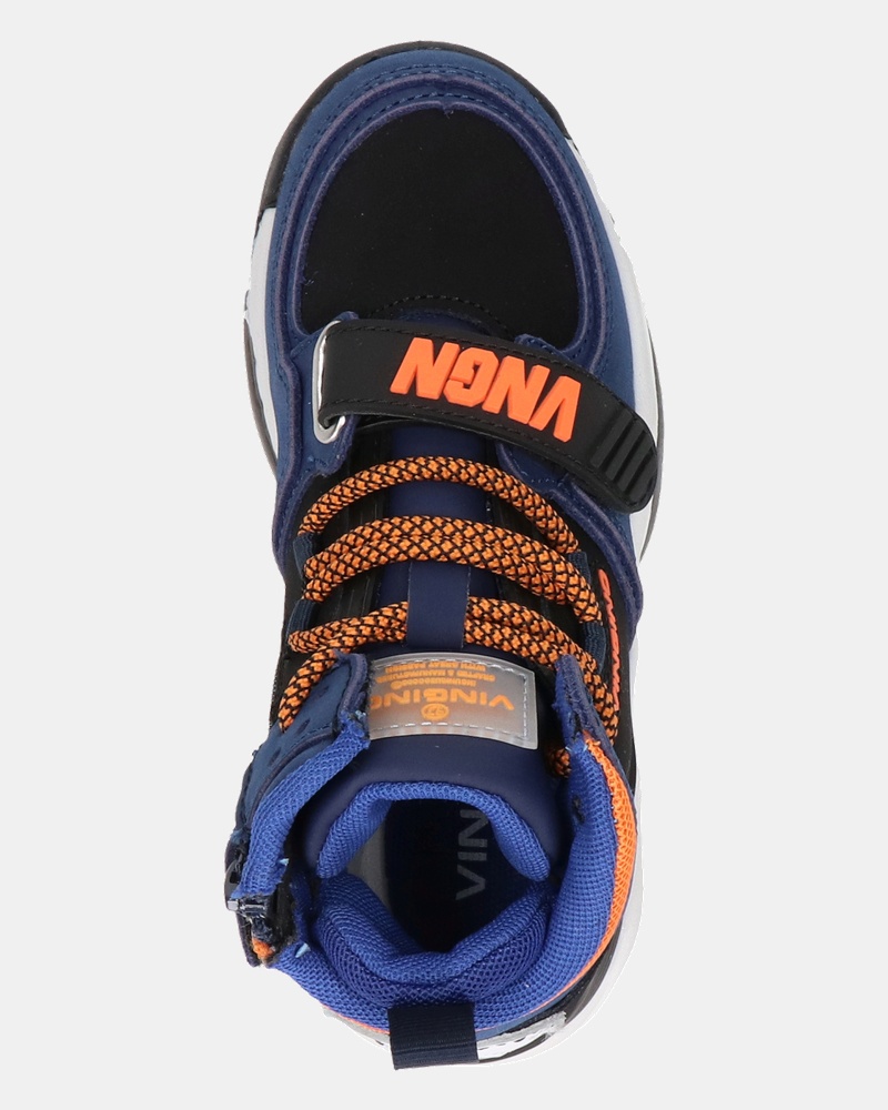 Vingino Raoul Mid Hoge sneakers  - blauw