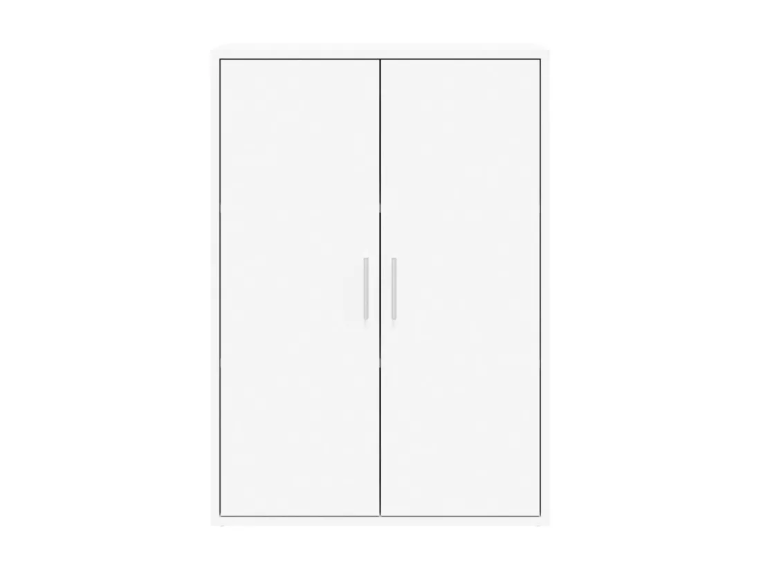 Buffet blanc 60x31x84 cm bois d'ingénierie