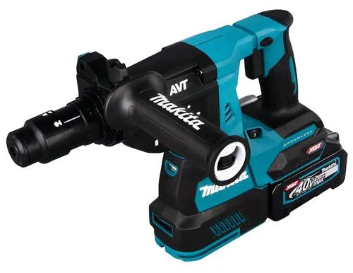 Makita HR004GM201 - Roterende hammer - ledningfri - SDS-plus - 2.9 Joule - 2 batterier, inkluderet oplader - 40 V