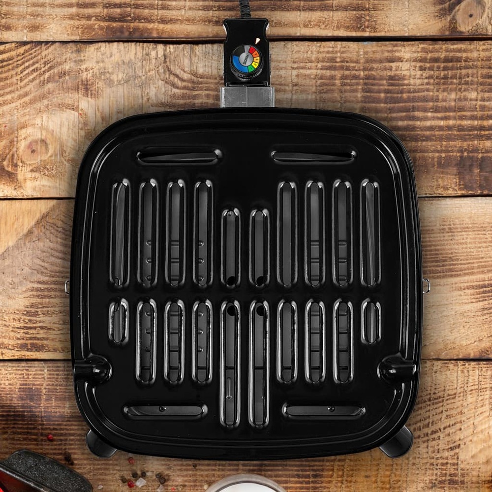 Gril barbecue hybride portable 2000 w noir