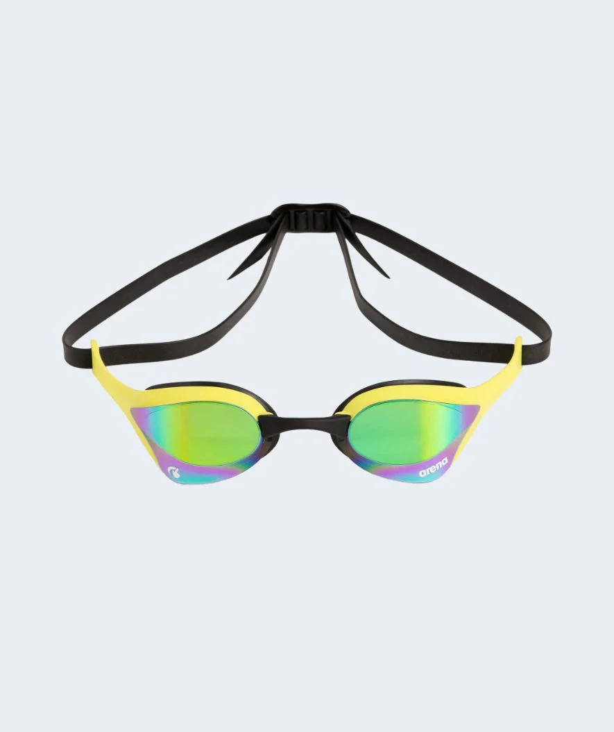 Arena Elite svømmebriller - Cobra Ultra SWIPE Mirror - Gul/lime