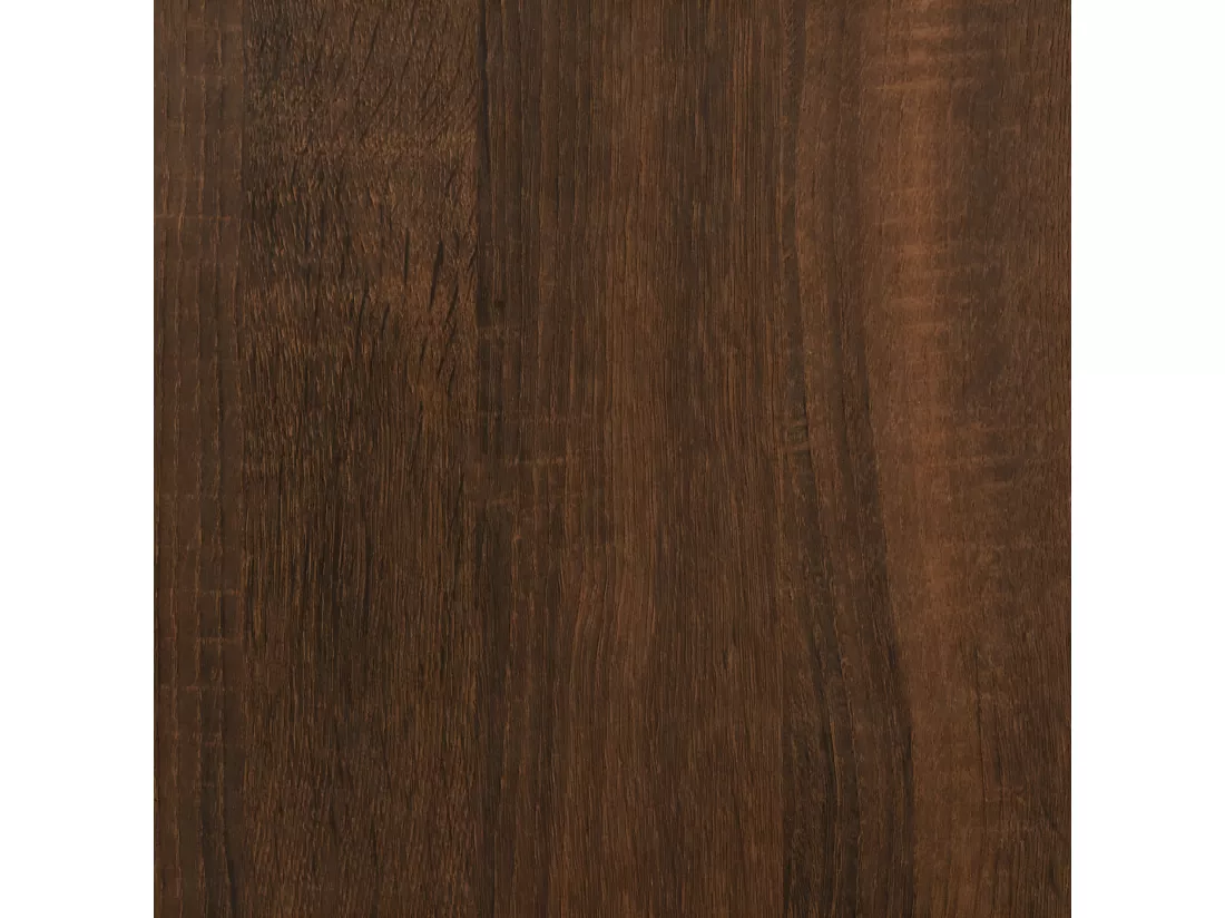 Bureau d'angle chêne marron 120x140x75 cm bois d'ingénierie