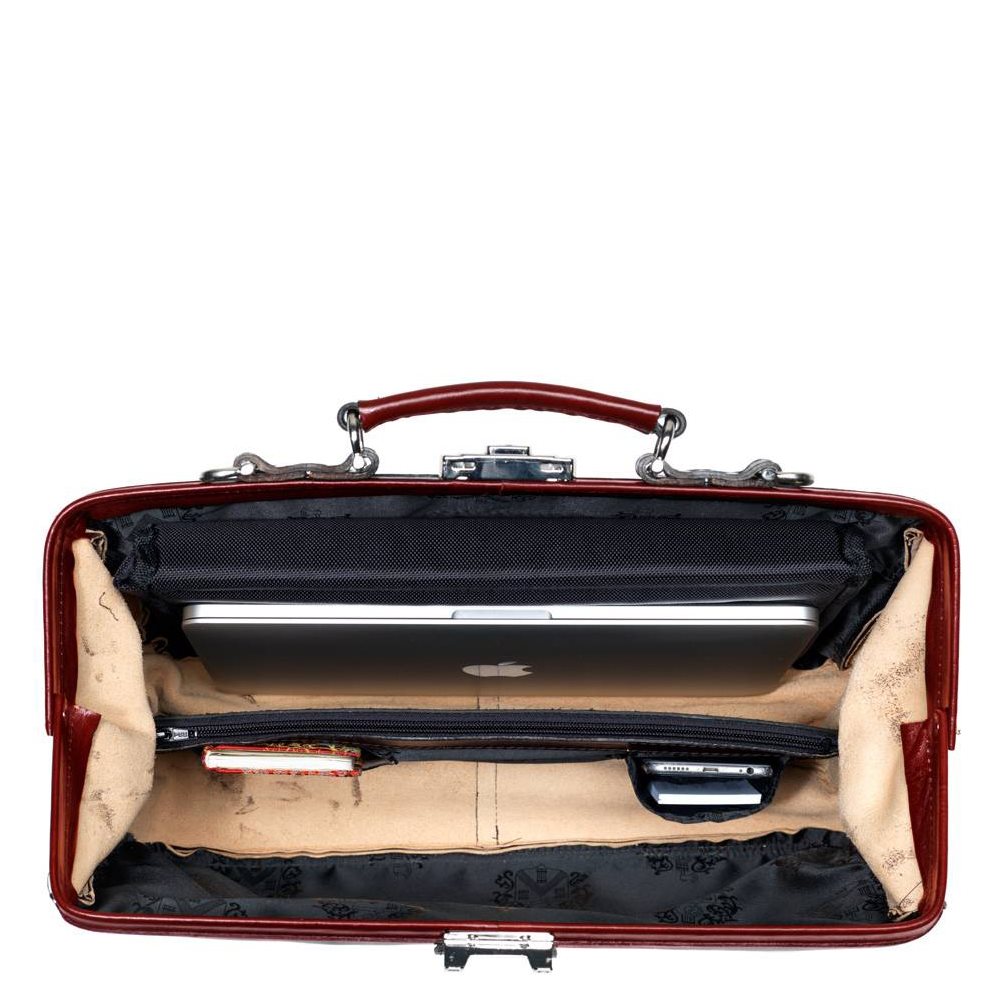 Mutsaers The Classic Aktetas 15.6'' kastanje