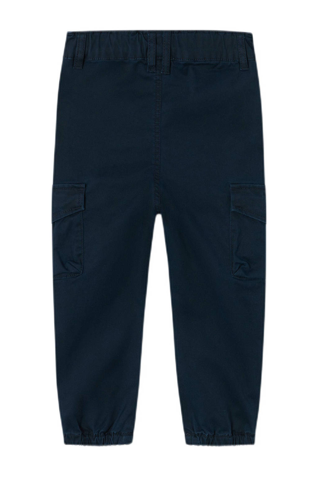 NAME IT regular fit cargo broek donkerblauw