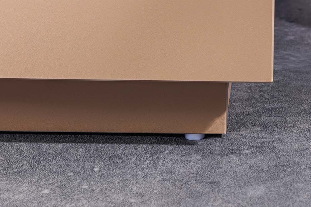 Modernes TV-Board LOFT 160cm natur grau beige greige drei Fächer Schublade