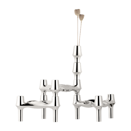 Stoff Nagel BMF Vase, Chrome