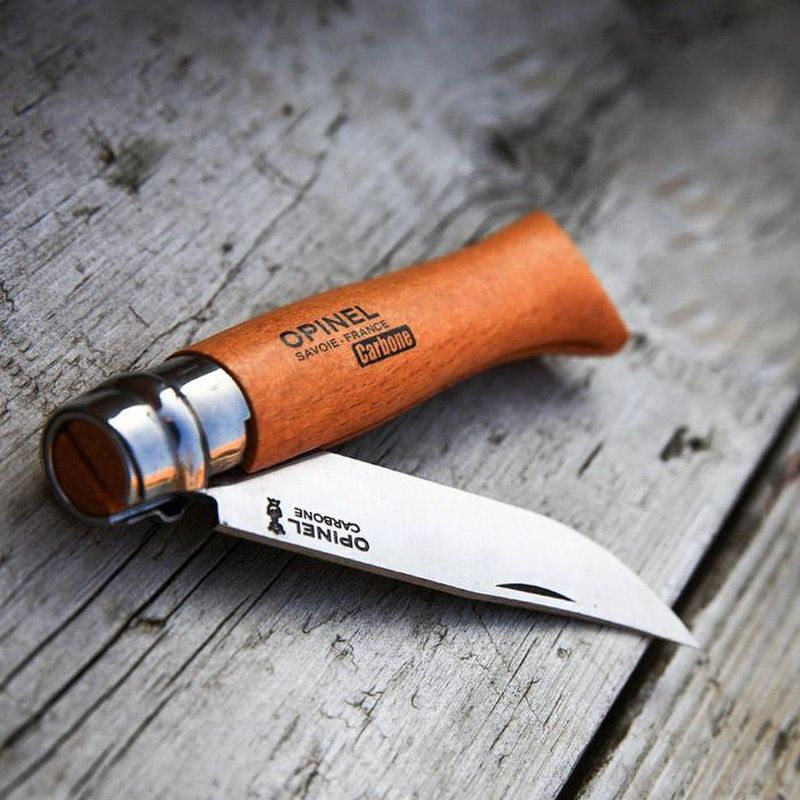 Opinel - Zakmes Inox Nr. 5 - Roestvrij Staal - Beukenhout