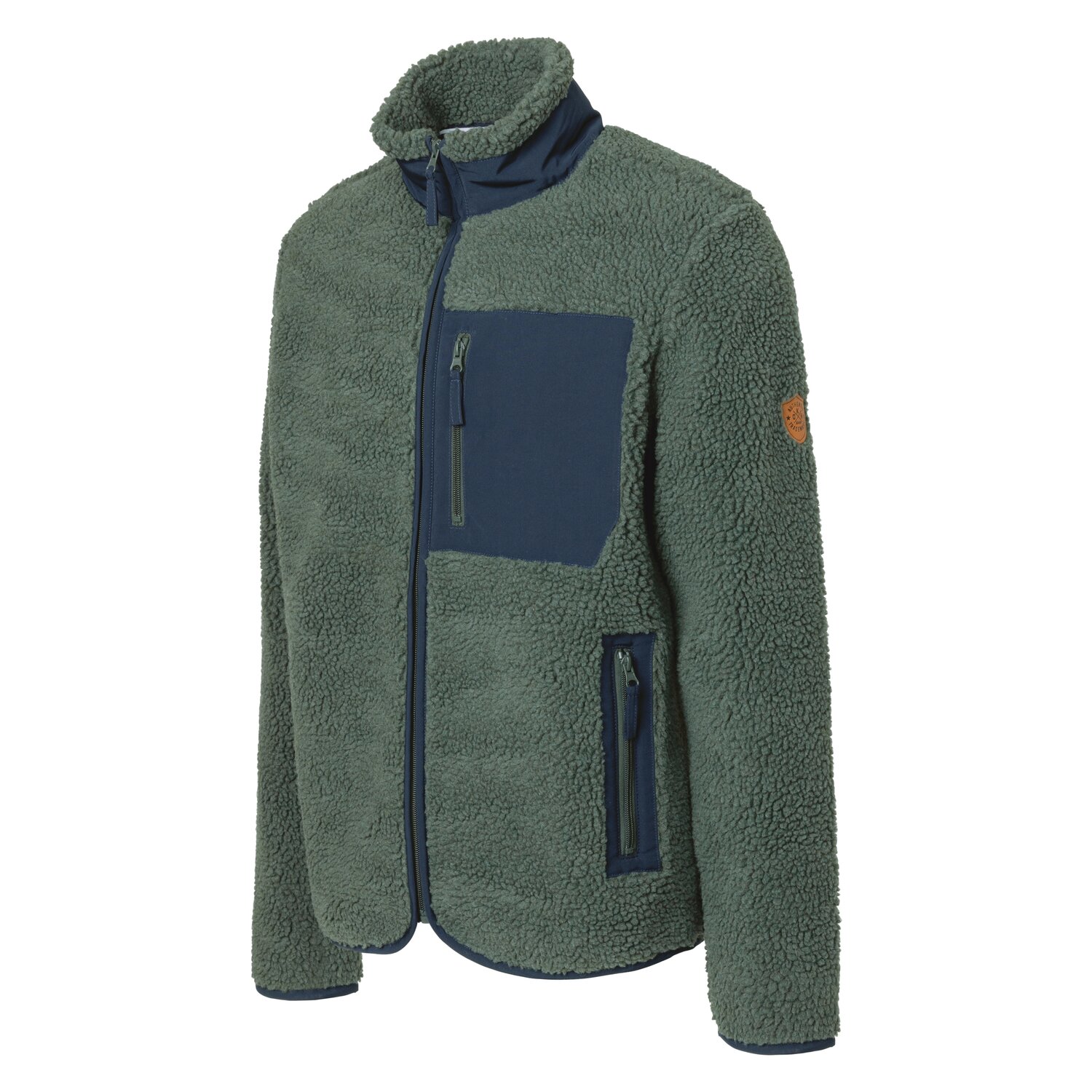 OKLAHOMA Jeans Fleecejacke  - dark green