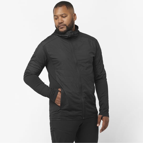 Softshell randonnée SALOMON OUTLINE AS HYBRID DEEP BLACK