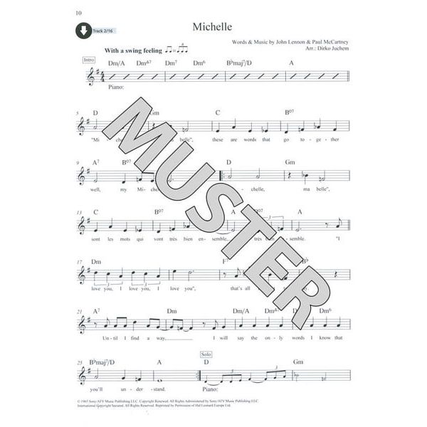 Schott Beatles Classics A-Sax