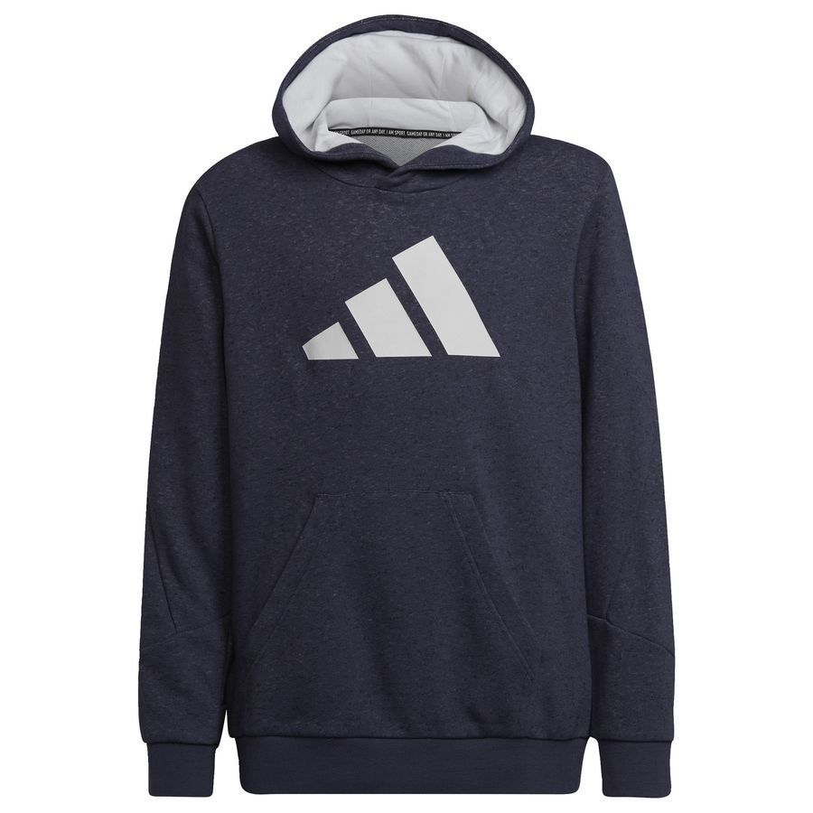 adidas Sweat à Capuche Future Icons 3-Stripes - Bleu Marine Enfant