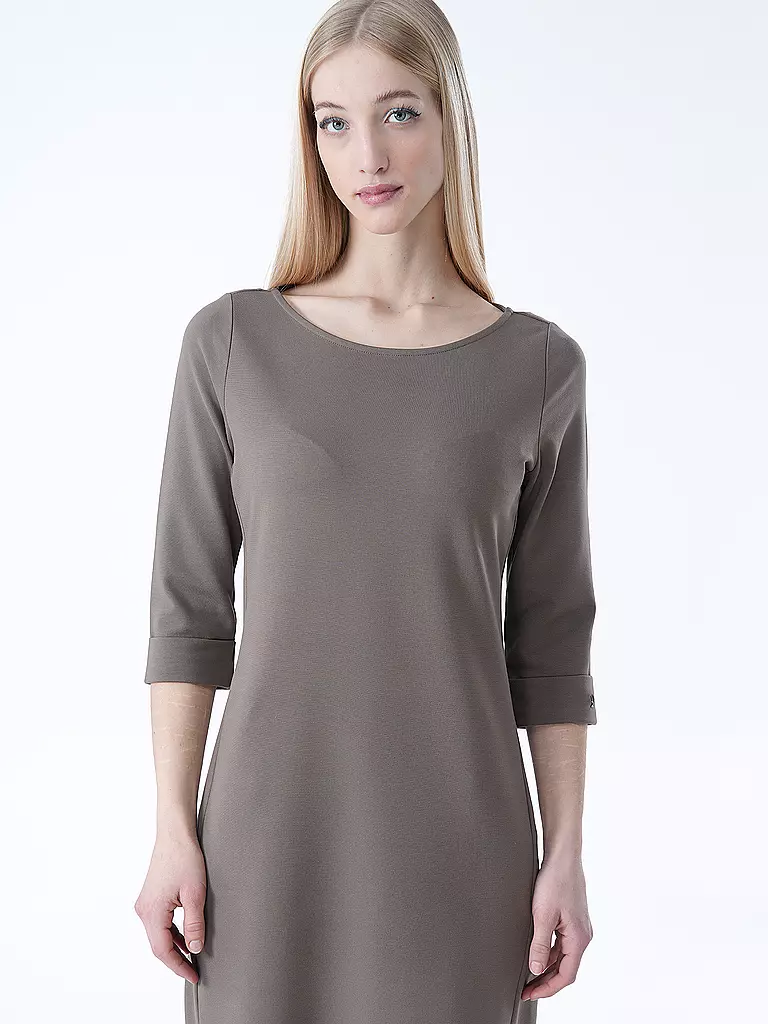 COMMA Jerseykleid braun