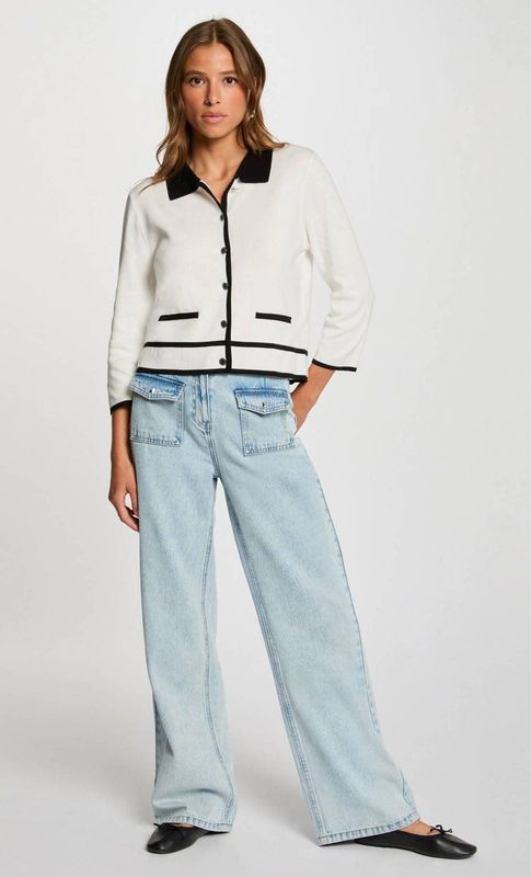 Morgan - Cardigan - Wit
