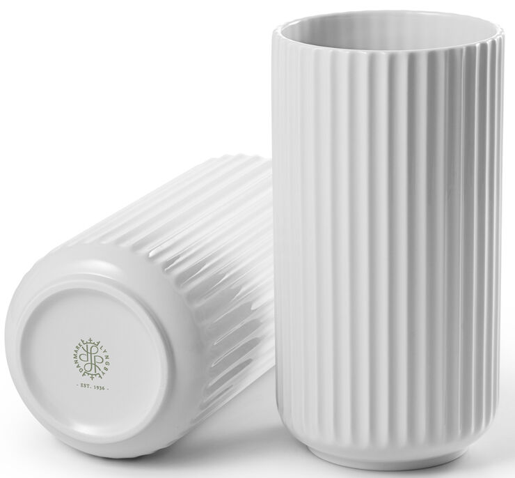 Lyngby Porcelæn Lyngbyvasen hvid Hvid