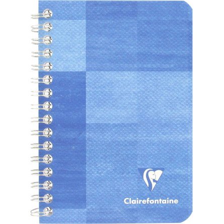 Carnet spirale Clairefontaine Metric 9 x 14 petits carreaux 100 pages