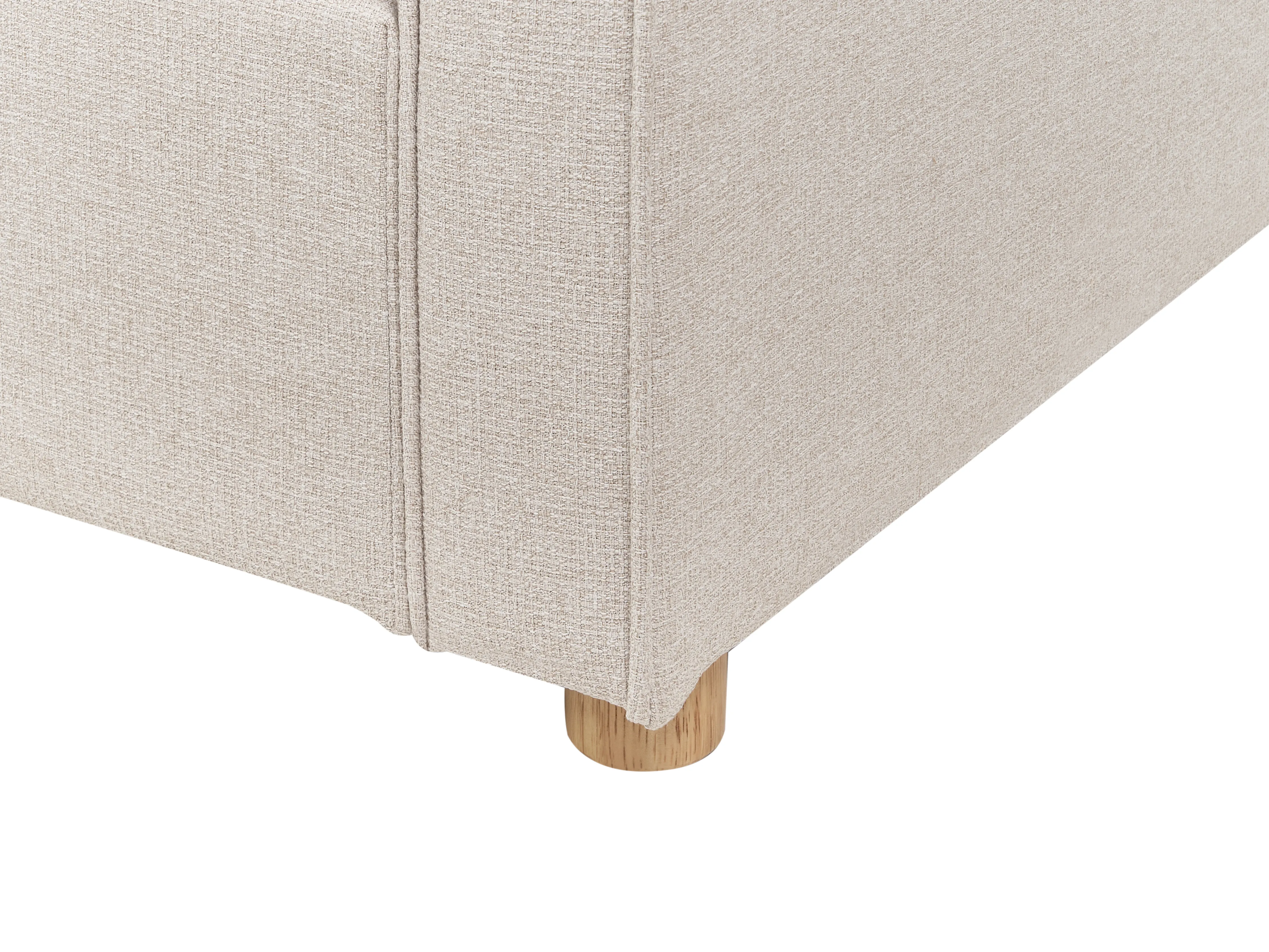 Bank 3-zits VINSTRA Stof Beige