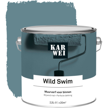 KARWEI muurverf wild swim mat 2,5 liter