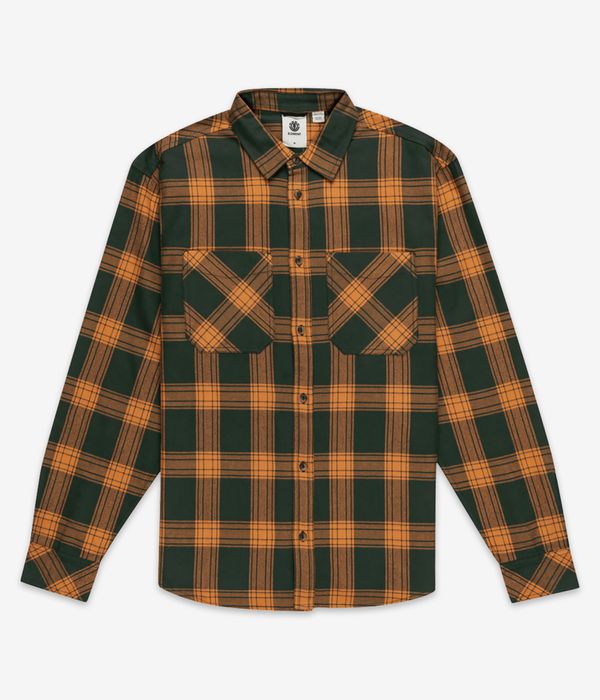 Element Compass Hemd (forest cheddar plaid)