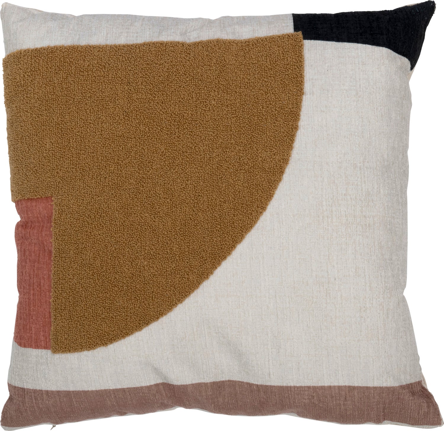 Intratuin sierkussen Bobbi wit / bruin 45 x 45 cm