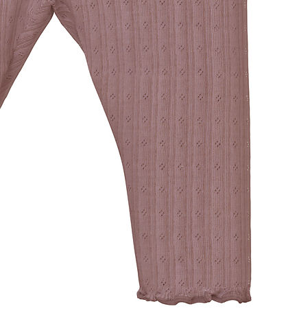 Name It Leggings - Uld - Rib - NbfWossa - Purple Dove