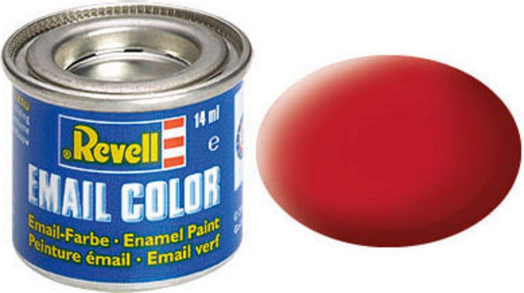 Revell  Email Color karminrot, matt, 14 ml    Die beliebten Farben von Revell in 89 verschiedenen Farbtönen