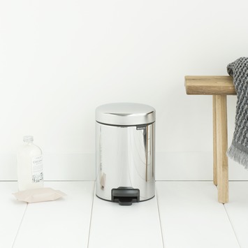 Brabantia NewIcon prullenbak 3 L Brilliant Steel