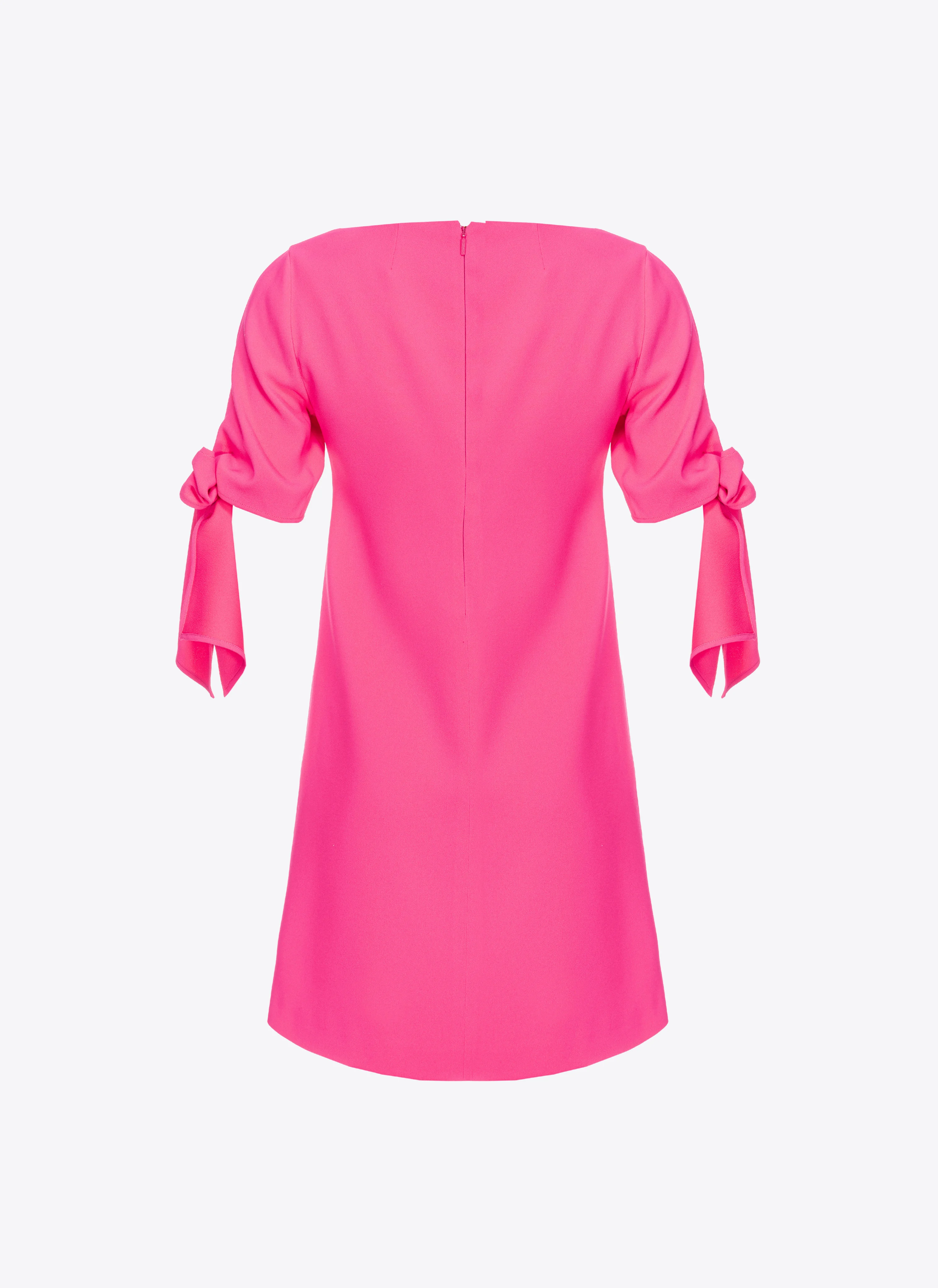 Mini-robe à manches nouées | Rose