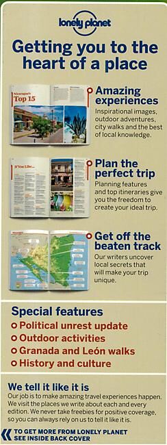 LONELY PLANET - NICARAGUA LONELY PLANET EN ANGLAIS
