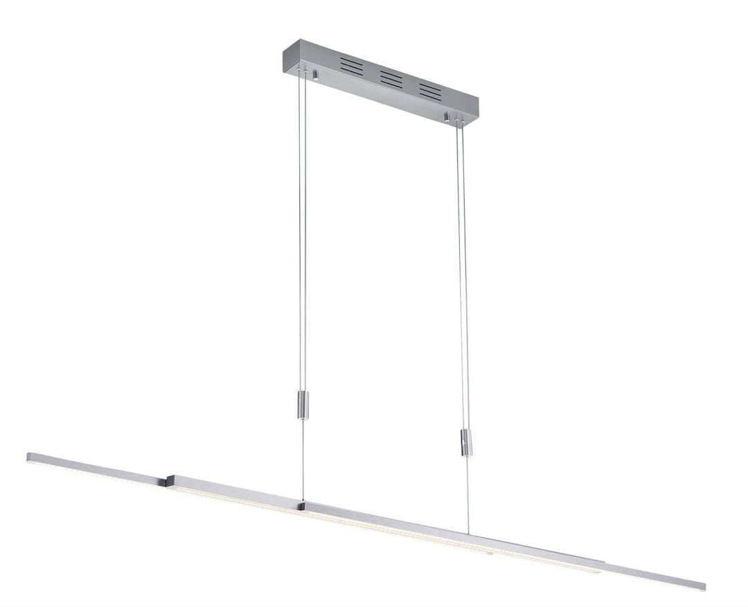 BANKAMP LED Balkenpendel LIGHTLINE II nickelfarbig