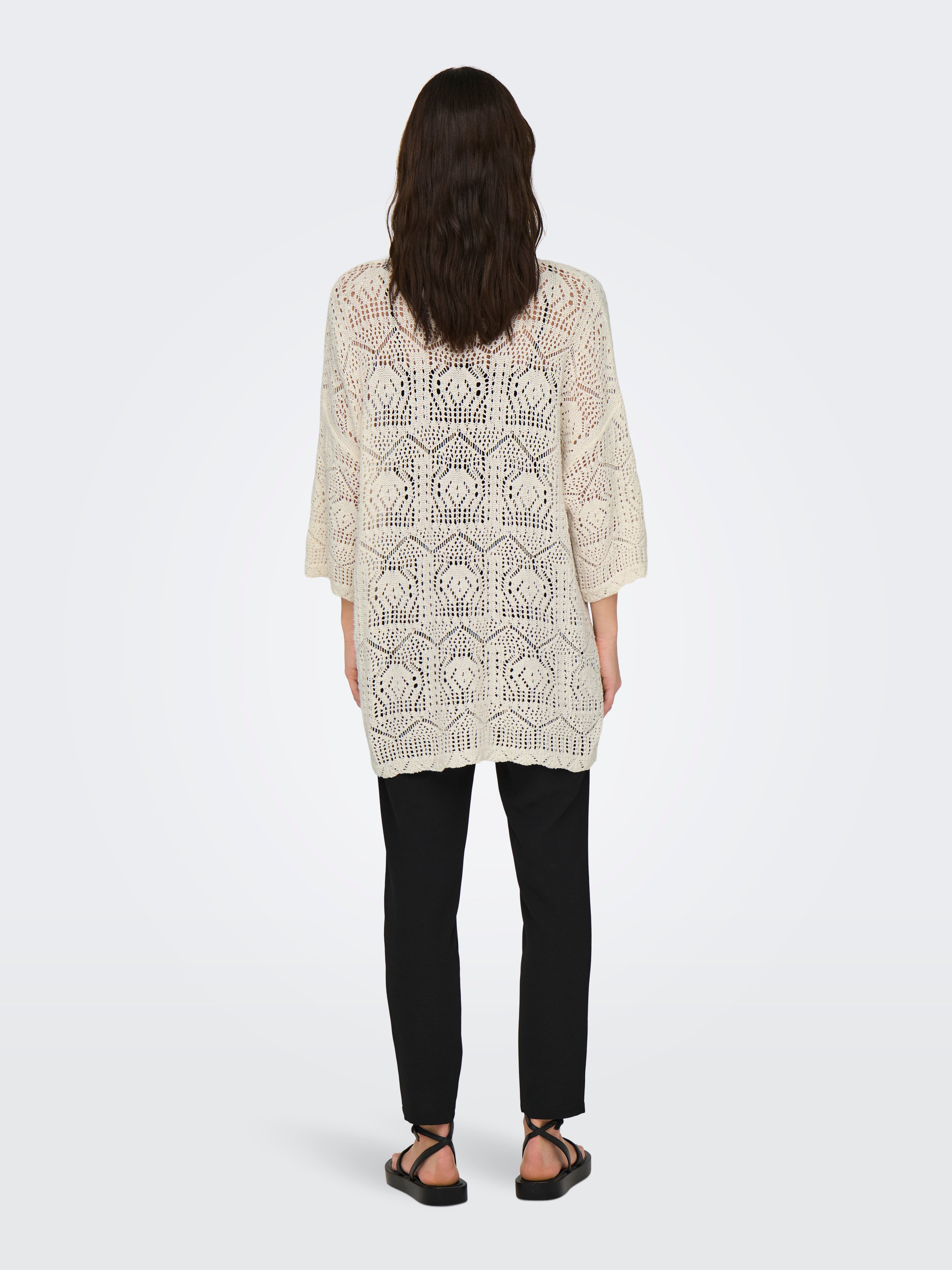 ONLBEACHIE Strickpullover Cloud Dancer