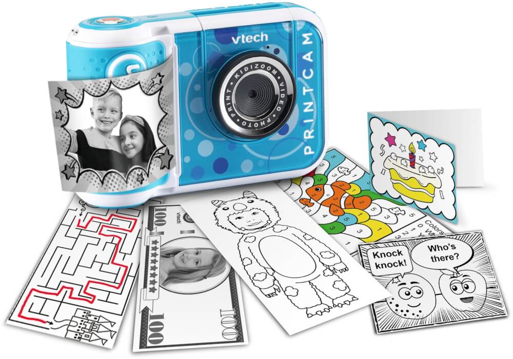 Vtech 80-549104 KidiZoom Print Cam blau