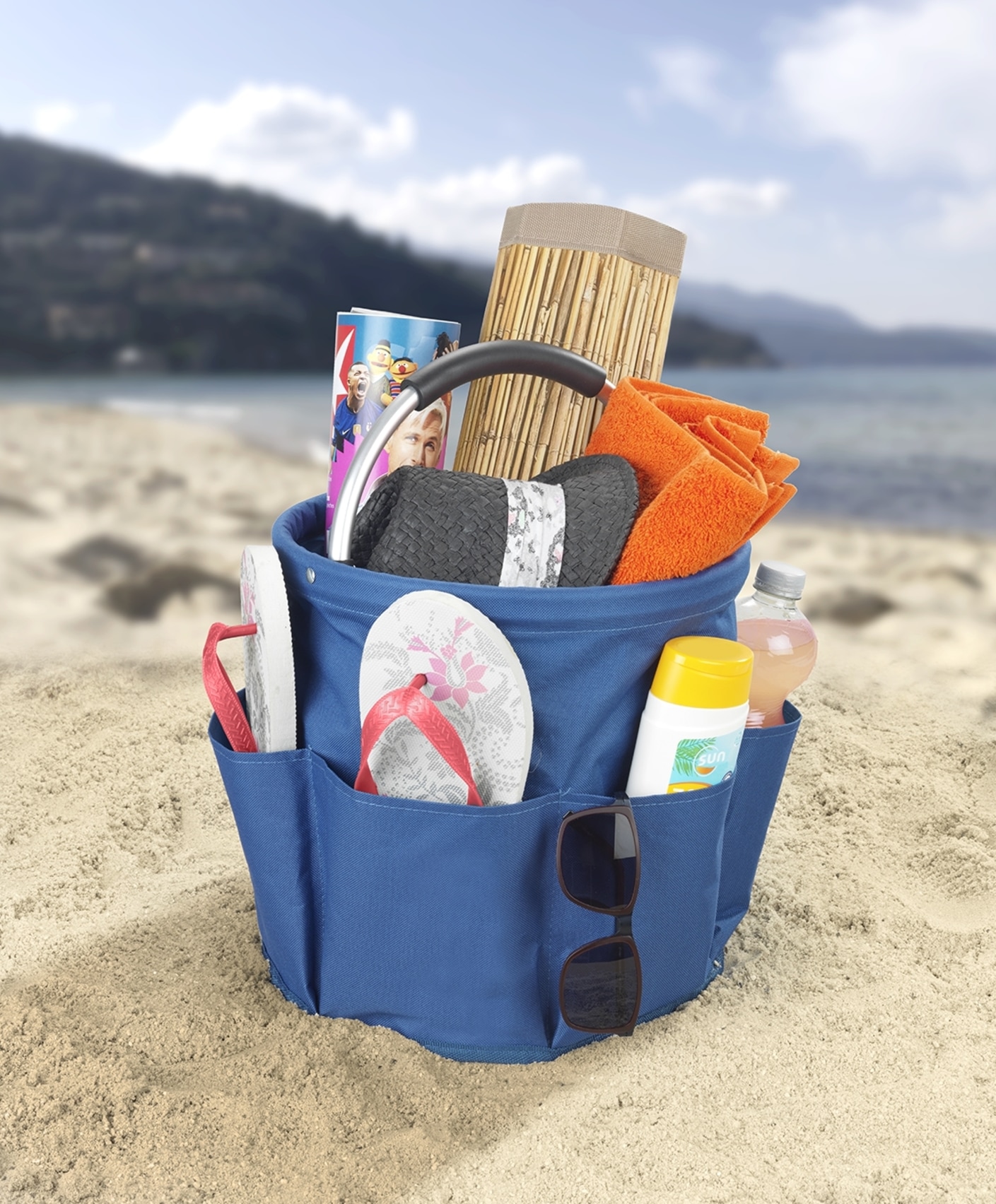 Maximex Organizer »Universal-Reinigungs-Caddy« Allzweckkorb mit 6 Aussentaschen, ideal für Haushalt, Garten & Camping