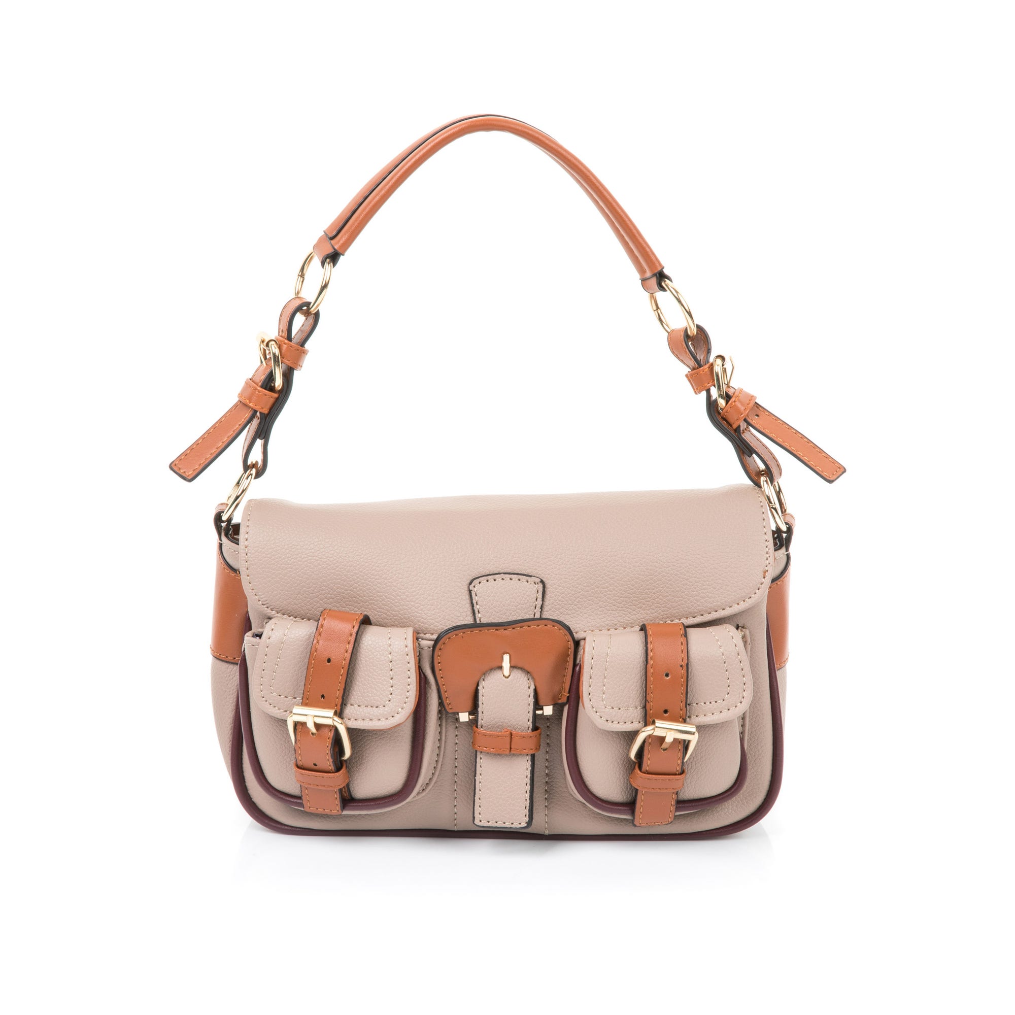 Sac bandoulière beige