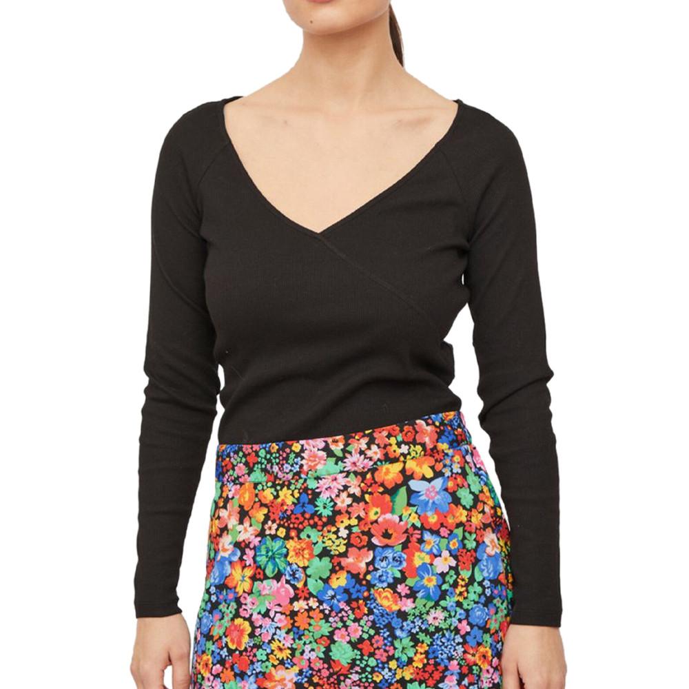Vila Top manches longues Noir Femme Vila Inny