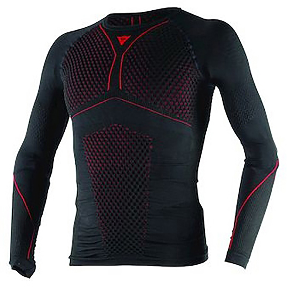 Dainese - T-shirt D-Core Thermo Tee LS Noir / Rouge