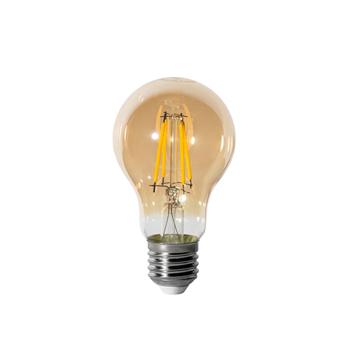 E27 dimbare LED lamp A60 goud 5W 500 lm 2700K