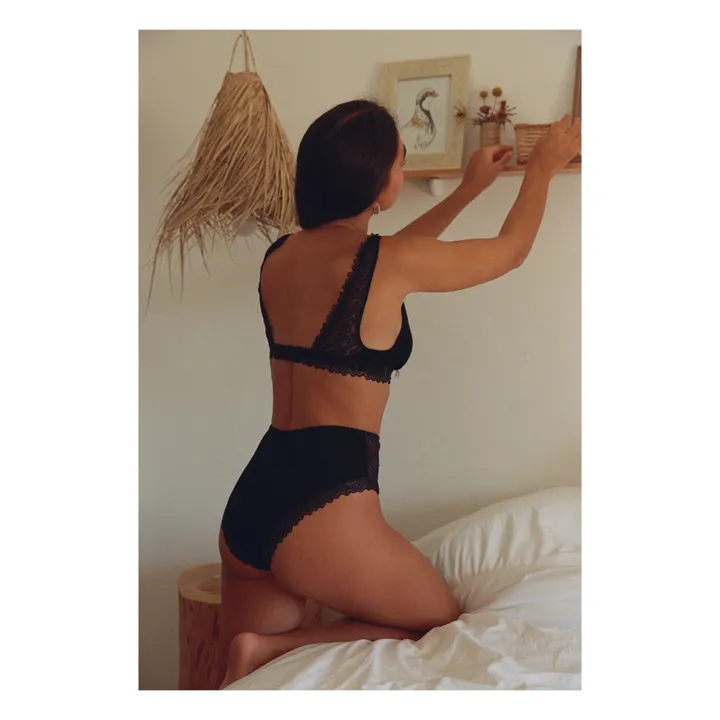 Nénés Culotte Menstruelle Jim New Coton Bio | Noir