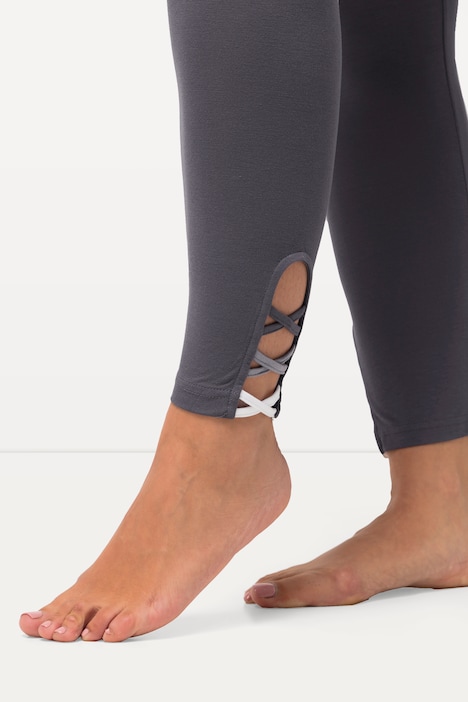 Leggings, Saum-Zierbänder, schmales Bein, Elastikbund