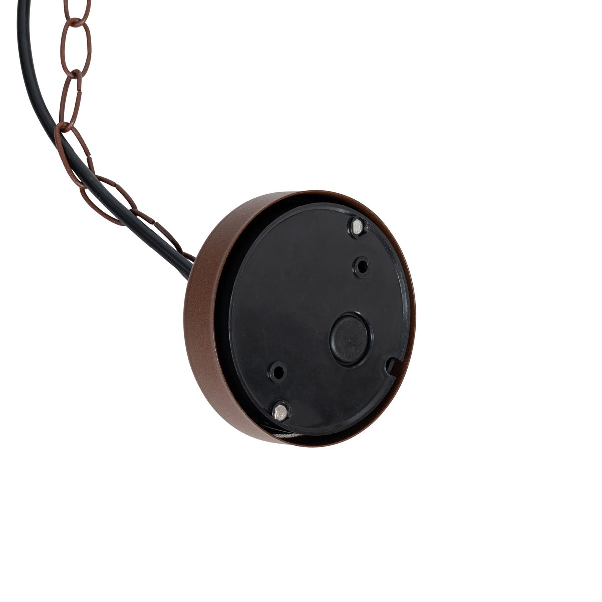 Industriële hanglamp roestbruin IP44 - Shell