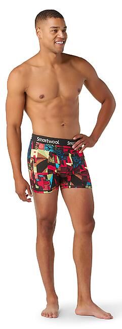 SMARTWOOL - MEN S MERINO PRINT BOXER BRIEF BOXED