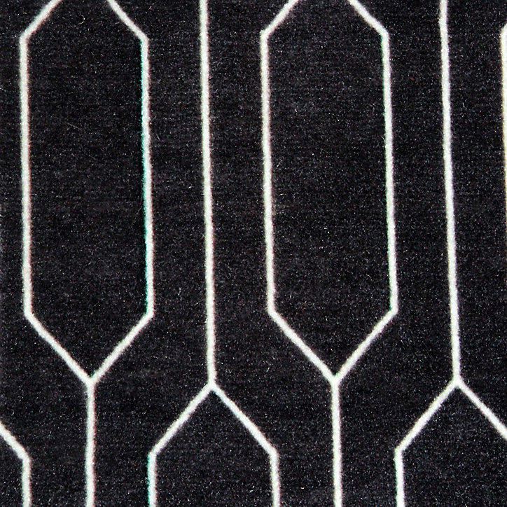 Tapis rectangle Bromberg GoodHome gris L.120 x l.80 x ep.0,5 cm
