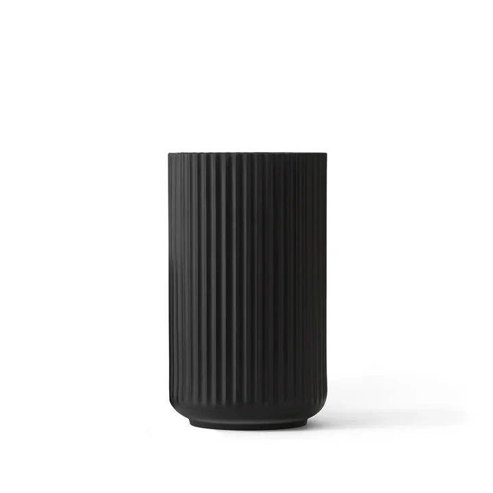 Lyngby Porcelæn - Lyngbyvase, schwarz, H 12 cm
