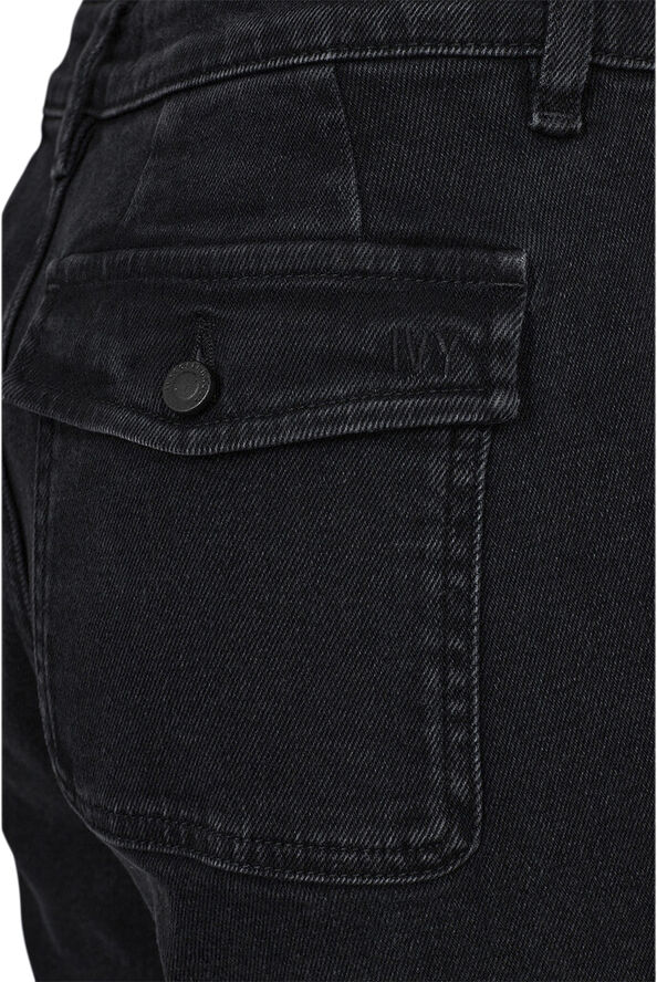 IVY Copenhagen IVY-Augusta French Jeans Wash Faded Black Black