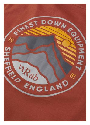 T-Shirt Rab Basecamp 3 Peak Rouge
