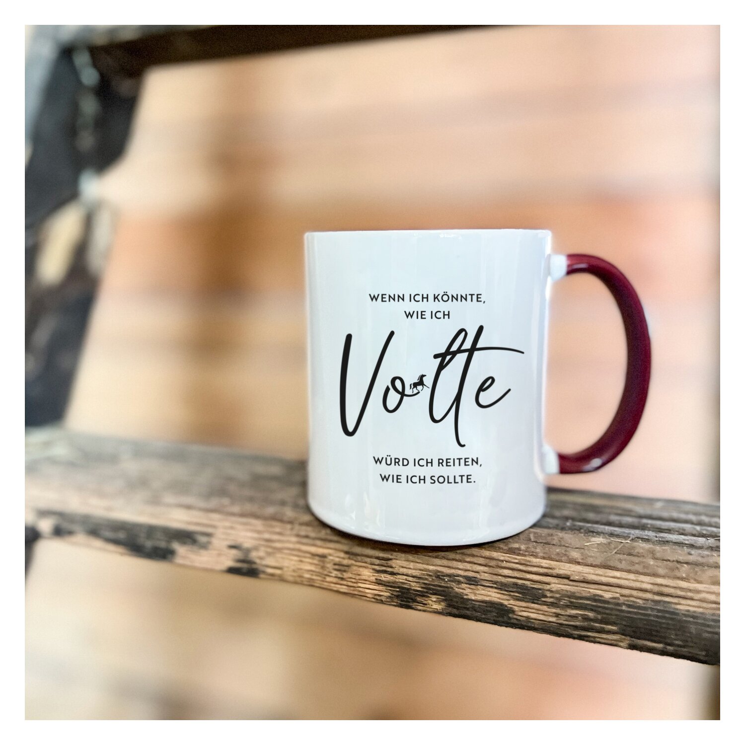 mrs. RIDE Keramiktasse  - bordeaux - Volte