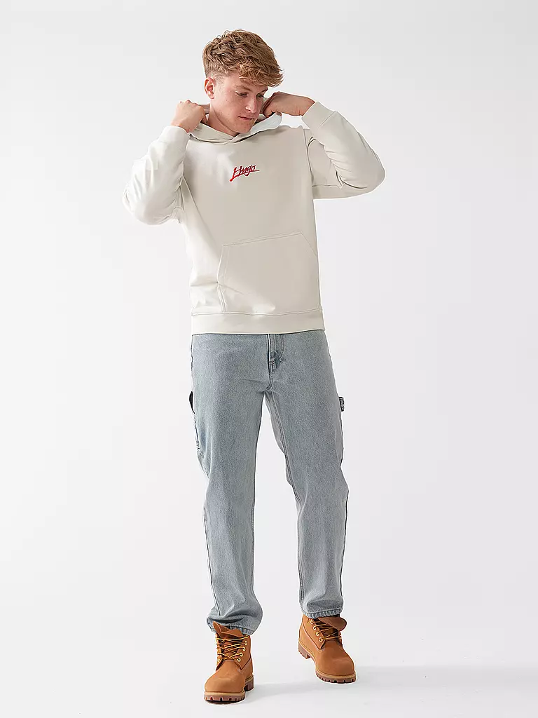 HUGO Kapuzensweater - Hoodie  weiss