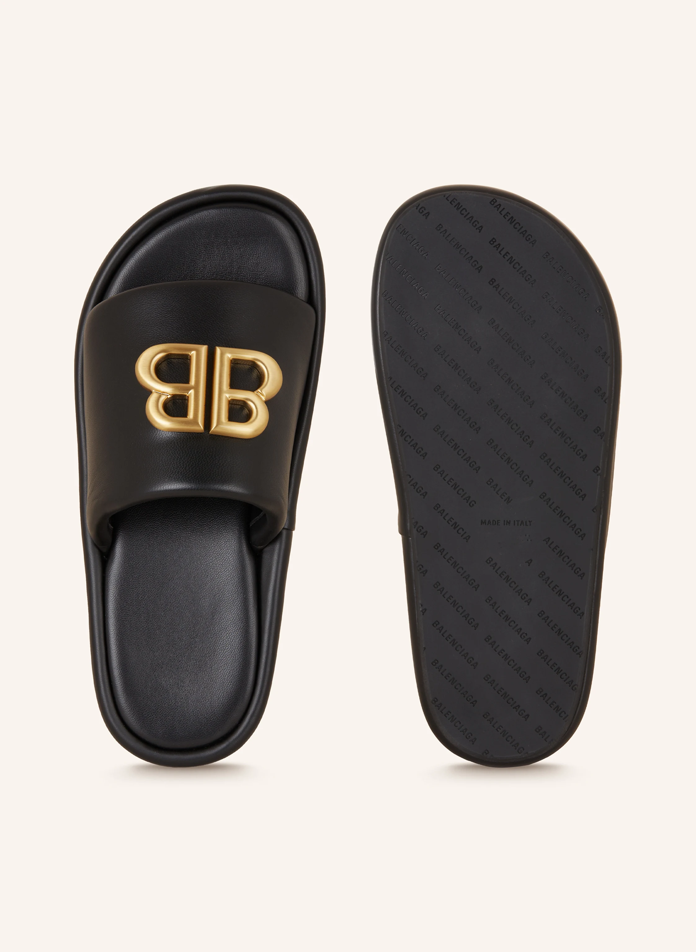 BALENCIAGA Plateau-Pantoletten RISE SLIDE